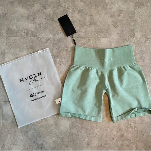 SOLD !!NVGTN Pro Shorts - green - Picture 1 of 2